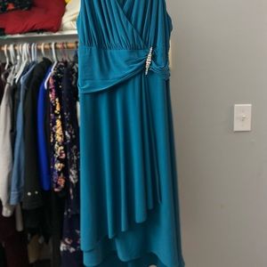 NEW- never worn, Turquoise blue dress.